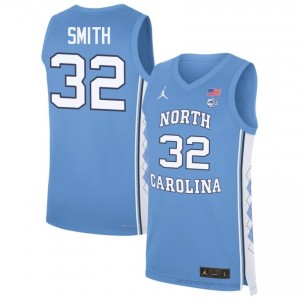 UNC Evan Smith #32 Blue College Jersey | Premium On-Court Men's Basketball Fan Gear 2102eHc5