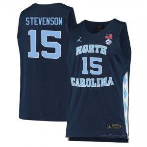 #15 Jarin Stevenson Tar Heels Men's Player Jersey | Navy Basketball Premium Stitched Edition 28Xbtsb5