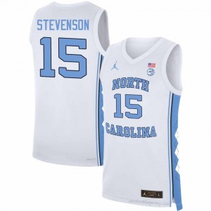 Jarin Stevenson UNC Tar Heels #15 White Men's NCAA Basketball Jersey | Official Team Replica Apparel 203CixgJ
