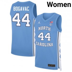 North Carolina #44 Luka Bogavac Blue Jersey | Women's High School Basketball Game-Ready Gear 62vJ260C