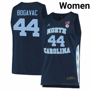 UNC Luka Bogavac #44 Navy College Jersey | Premium On-Court Women's Basketball Fan Gear 66q3ryn0
